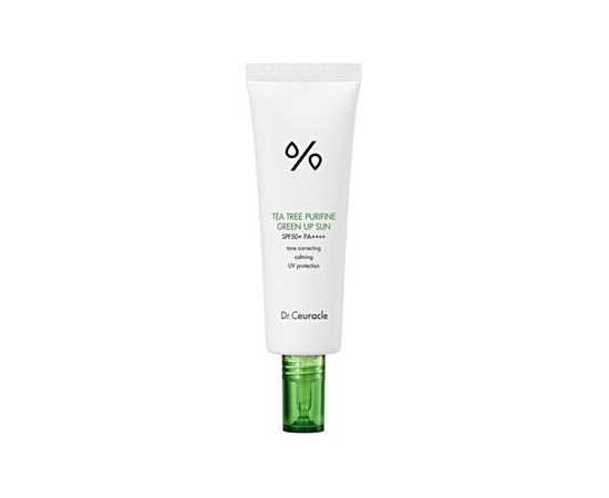 Dr.ceuracle Tea Tree Purifine Green Up Sun SPF 50 - Tónovaný pleťový krém na opalování 50ml