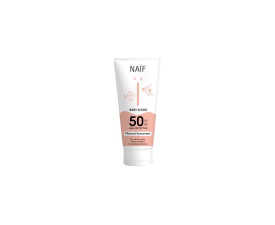 Naif Baby & Kids Mineral Sunscreen SPF 50 - Ochranný krém na opalování pro děti a miminka 100ml