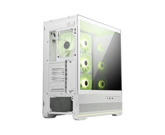 Case MSI MAG PANO 110R PZ / WHITE MidiTower Case product features Transparent panel Not included Colour Black MAGPANO110RPZWHITE