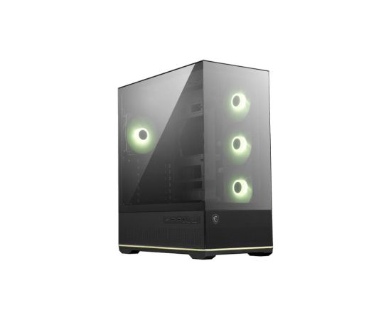 Case MSI MAG PANO 110R PZ MidiTower Case product features Transparent panel Not included Colour Black MAGPANO110RPZ
