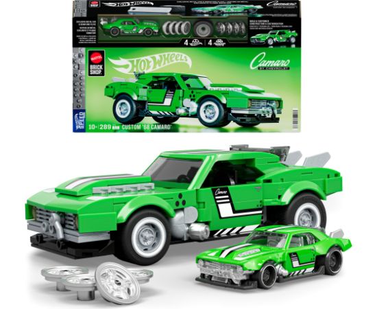 Mattel Brick Shop - KLOCKI HOT WHEELS Speed Series Samochód Custom ’68 Camaro 289 elem. JFT16