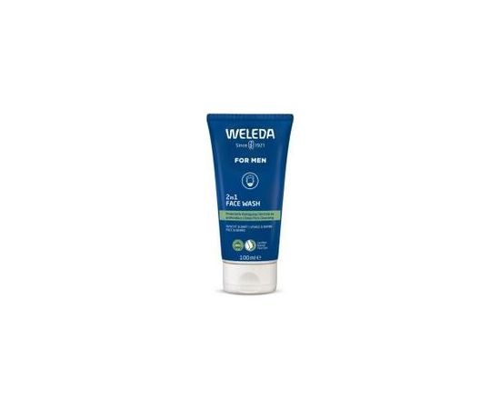 Weleda For Men 2in1 Face Wash - Čisticí gel na obličej a vousy pro muže 100ml