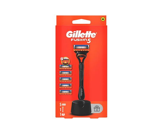 Gillette Fusion - Holicí strojek + 5 hlavic