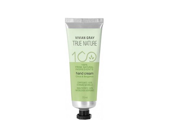 Vivian Gray True Nature Citrus & Bergamot Hand Cream - Krém na ruce 75ml