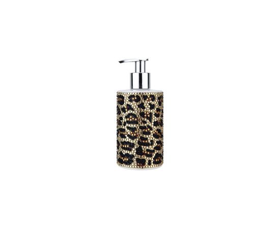 Vivian Gray Leopard in Gold Soap Dispenser 250ml
