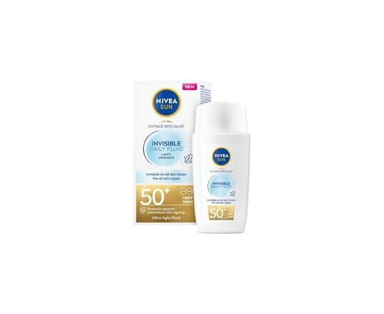 Nivea Specialist Invisible Daily Fluid SPF 50+ - Pleťový krém 40ml