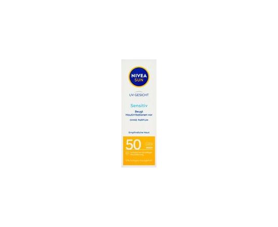 Nivea Sensitive SPF 50 Sun Allergy Protection - Pleťový krém na opalování pro citlivou pleť 50ml