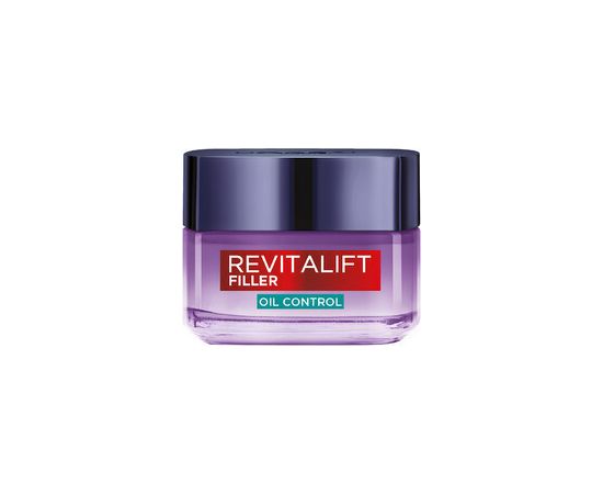L'oreal Revitalift Filler Oil Control Cream - Pleťový krém pro mastnou pleť 50ml