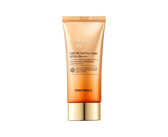 Tony Moly Intense Care Gold 24K Snail Sun Cream SPF 50+  50ml