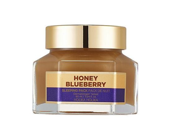 Holika Holika Blueberry Honey Sleeping Pack - Night face mask with honey and blueberries 90ml