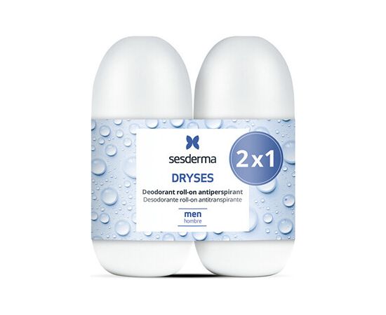 Sesderma Men Dryses Deodorant Roll-on Antiperspirant Duo - Sada kuličkových deodorantů pro muže 75ml