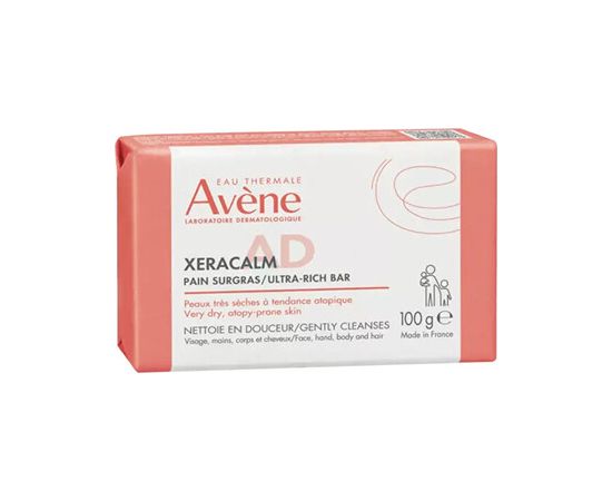 Avene XeraCalm Ultra-Rich Bar - Tuhé mýdlo pro velmi suchou a atopickou pokožku 100.0g