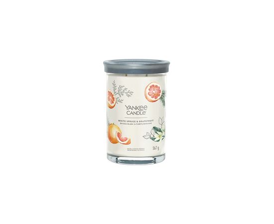 Yankee Candle White Spruce & Grapefruit Signature Tumbler Candle (white spruce and grapefruit) 567.0g