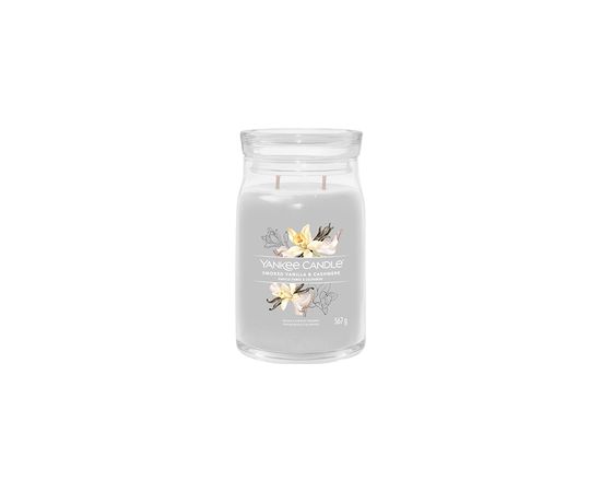 Yankee Candle Smoked Vanilla & Cashmere Signature Candle (smoked vanilla and cashmere) 567.0g