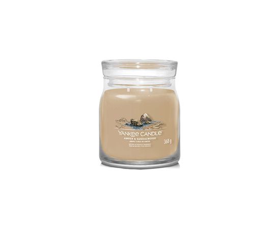 Yankee Candle Amber & Sandalwood Signature Candle (amber and sandalwood) 368.0g