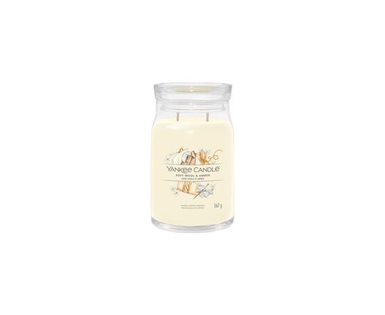 Yankee Candle Soft Wool & Amber Signature Candle (soft wool and amber) 368.0g