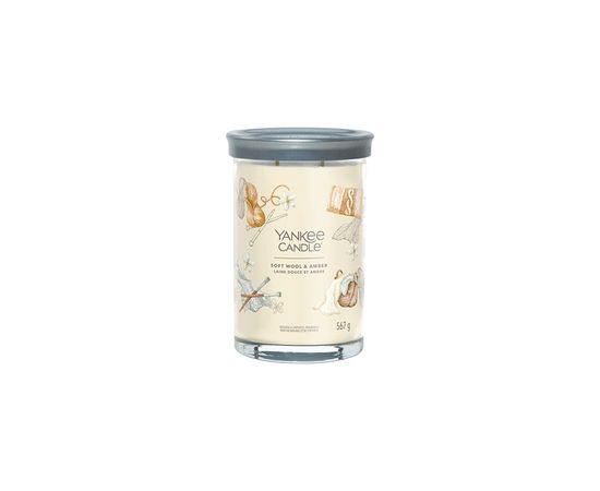 Yankee Candle Soft Wool & Amber Signature Tumbler Candle (soft wool and amber) 567.0g