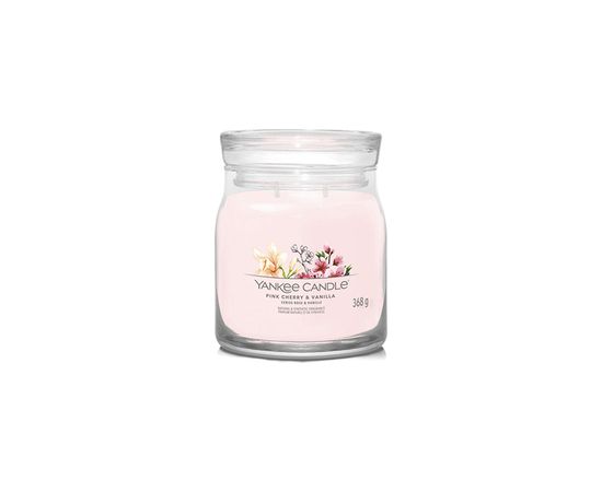 Yankee Candle Pink Cherry & Vanilla Signature Candle (pink cherry and vanilla) 567.0g