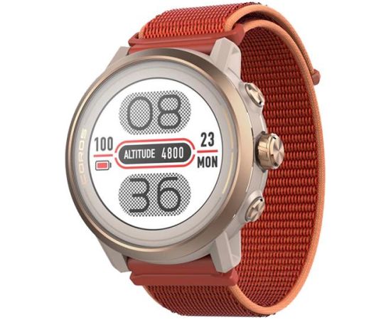 COROS APEX 2 GPS pulkstenis āra aktivitātēm, koraļļu krāsā