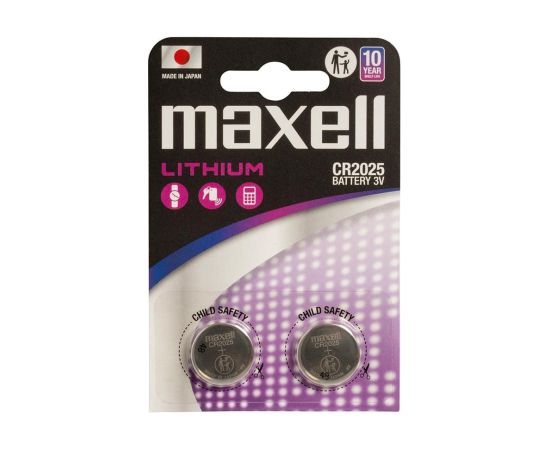 MAXELL Lithium battery LITHIUM CR2025 2 pcs. 3V