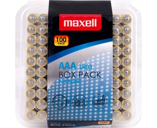 MAXELL Alkaline battery LR03 AAA 1.5V 100 pcs.
