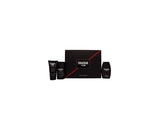 Guy Laroche Drakkar Noir Dárková sada EDT 50 ml, deostick 75 ml a sprchový gel 50 ml 100ml