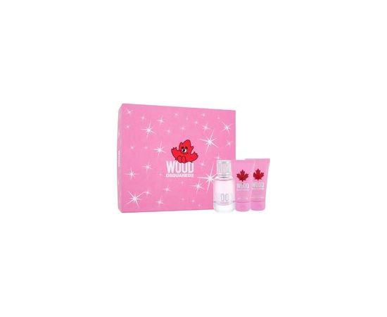 Dsquared2 Wood for Her Gift set EDT 50 ml, body lotion 100 ml and shower gel 100 ml 50ml