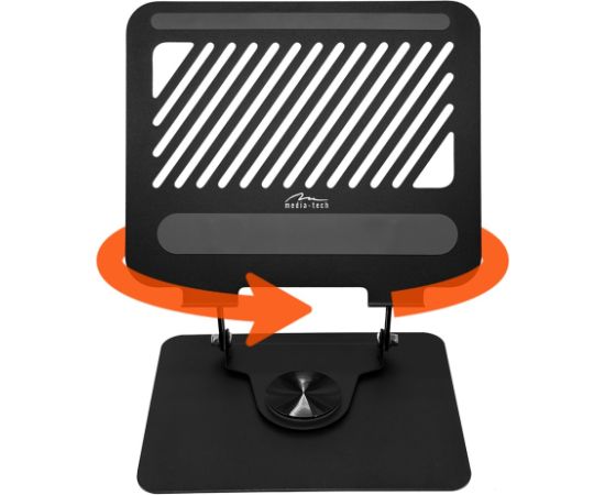 Media Tech Adjustable, rotatable, ergonomic laptop stand 10–17″ LAPTOP STAND ROTO MT2662