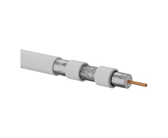 A-lan Alantec Przewód koncentryczny trishield RG6 75 Om, 1.02/4.55/6.86 LSOH Dca 500m (KRT102A0LS500D)