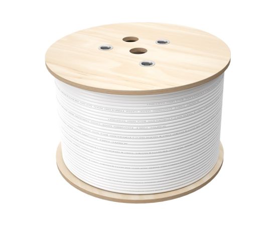 A-lan Alantec Przewód koncentryczny trishield RG6 75 Om, 1.02/4.55/6.86 LSOH Dca 500m (KRT102A0LS500D)