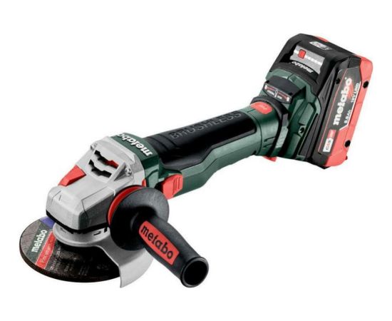 Leņķa slīpmašīna Metabo WB 18 LTX BL 15-125; 18 V; 125 mm; 2x5,5 Ah akum.; ar koferi