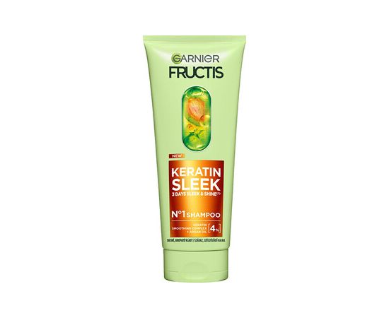 Garnier Fructis Keratin Sleek Shampoo 200ml
