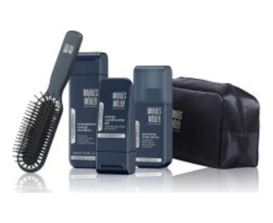PAUL MITCHELL Set Marlies Moller: Marlies Moller, Hair Styling Gel, Flexible Hold, 100 ml + Marlies Moller, Hair Shampoo, Energizing, 200 ml + Marlies Moller, Paddle, Hair Brush For Men