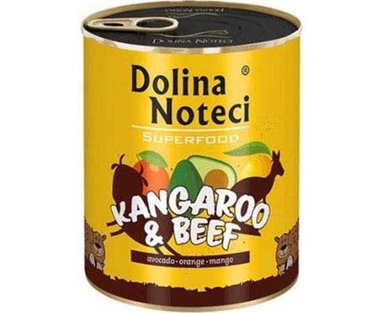Dolina Noteci Dolina Noteci Premium Superfood Pies Kangur i wołowina puszka 400g