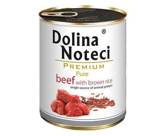 Dolina Noteci Dolina Noteci Pies Pure, wołowina z ryżem puszka 800g