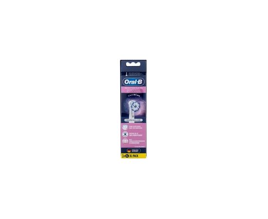 Oral-B Pro Sensitive Clean Electric Toothbrush Head, X-Shaped & Extra Soft Bristles for Gentle Brushing & Plaque Removal, Pack of 4 Toothbrush Heads, White