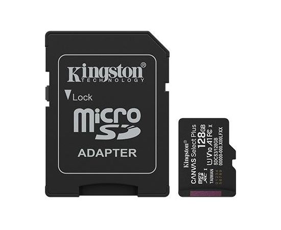 MEMORY MICRO SDXC 128GB UHS-I/W/ADAPTER SDCS3/128GB KINGSTON