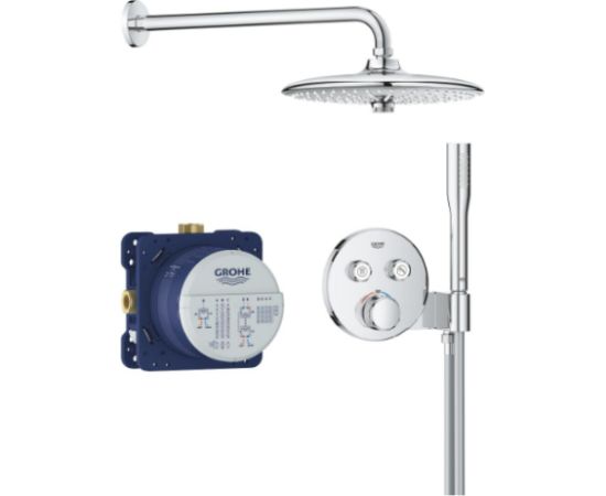 Grohe iebūvējamais dušas termostata komplekts Grohtherm Smartcontrol/Euphoria 260, hroms