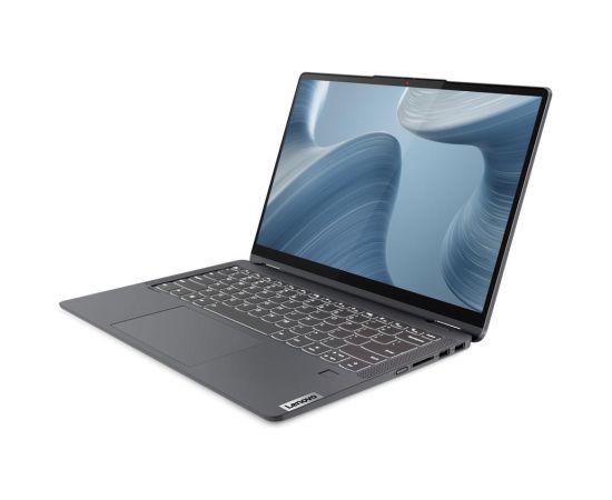 Lenovo IdeaPad Flex 5 Hybrid (2-in-1) 35.6 cm (14") Touchscreen WUXGA Intel® Core™ i3 i3-1215U 8 GB LPDDR4x-SDRAM 256 GB SSD Wi-Fi 5 (802.11ac) Windows 11 Home in S mode Grey New Repack/Repacked