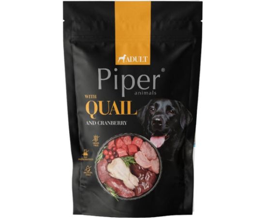 DOLINA NOTECI Piper przepiórka i żurawina karma mokra dla psa 500g
