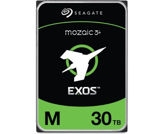 Seagate Exos M internal hard drive 30 TB 7200 RPM 512 MB 3.5" Serial ATA (ST30000NM004K)