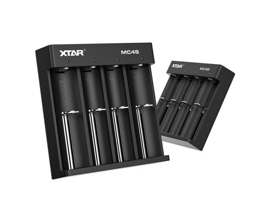 Battery charger for cylindrical Li-ion batteries18650 / NiMH Xtar MC4S