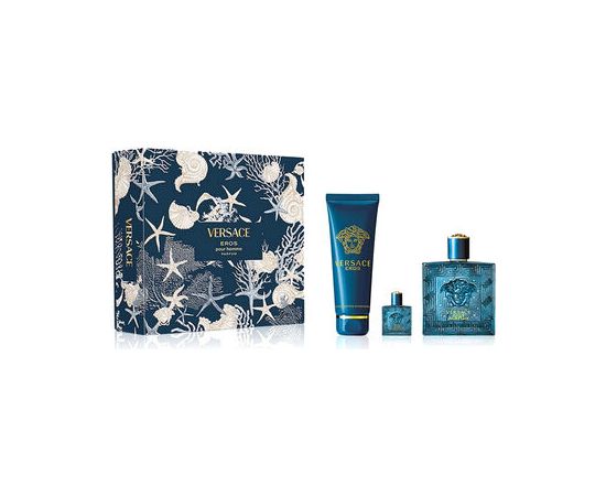Versace Eros Parfum Dárková sada Parfum 100 ml, sprchový gel 150 ml a miniaturka parfum 5 ml