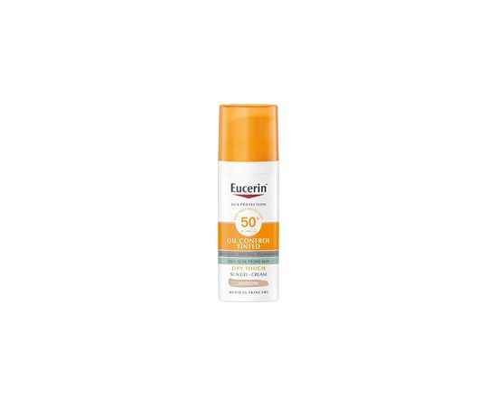 Eucerin Sun Oil Control Tinted Sun Gel-Cream SPF 50+ Light 50ml