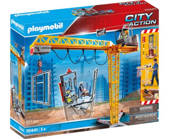 Playmobil Zdalnie sterowany żuraw z elementem konstrukcyjnym (70441)