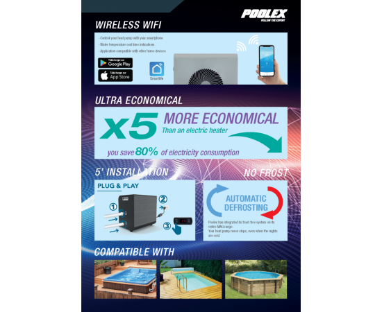 Poolex MAG R 3kW Тепловой насос для бассейна