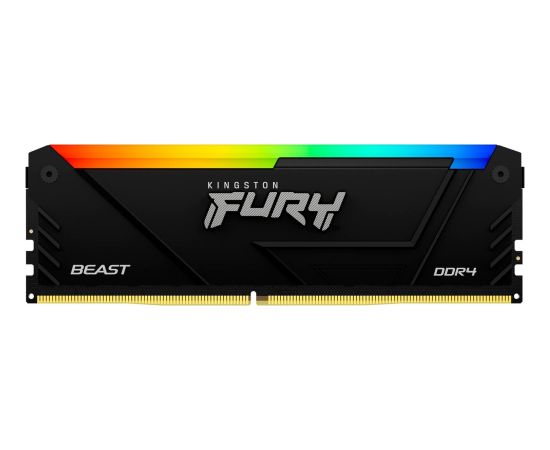 Kingston DDR4 - 32GB -3600 - CL - 17 (4x 8 GB) quad kit (black, KF436C17BB2AK4/32, Beast RGB, INTEL XMP)