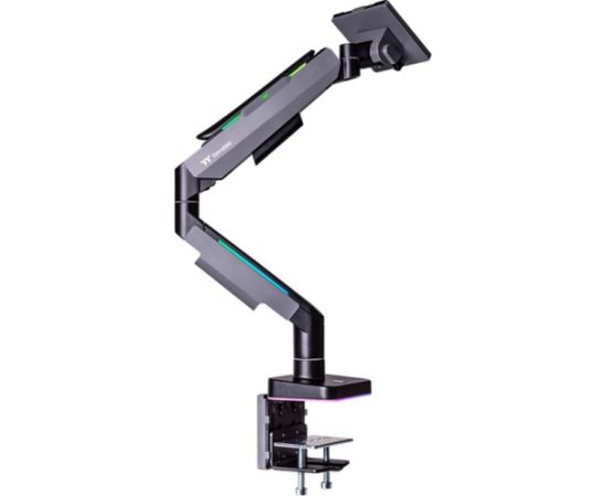 Thermaltake Single RGB Gaming Monitor Arm, monitor mount (black, for monitors 17" - 49")