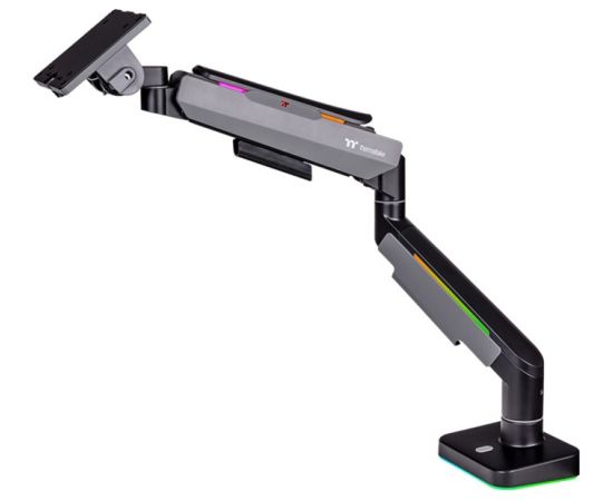 Thermaltake Single RGB Gaming Monitor Arm, monitor mount (black, for monitors 17" - 49")
