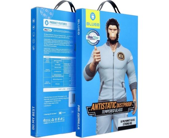 Защитное стекло дисплея 5D Mr. Monkey Glass (Strong Lite) Samsung A356 A35 5G/A556 A55 5G черное